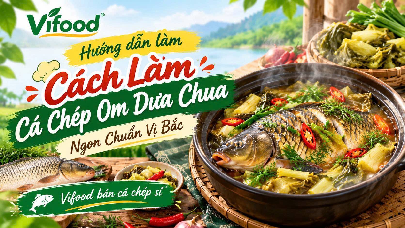 Cách Làm Cá Chép Om Dưa Chua Ngon Chuẩn Vị Bắc | Thịt Cá Ngọt Mềm, Không Tanh