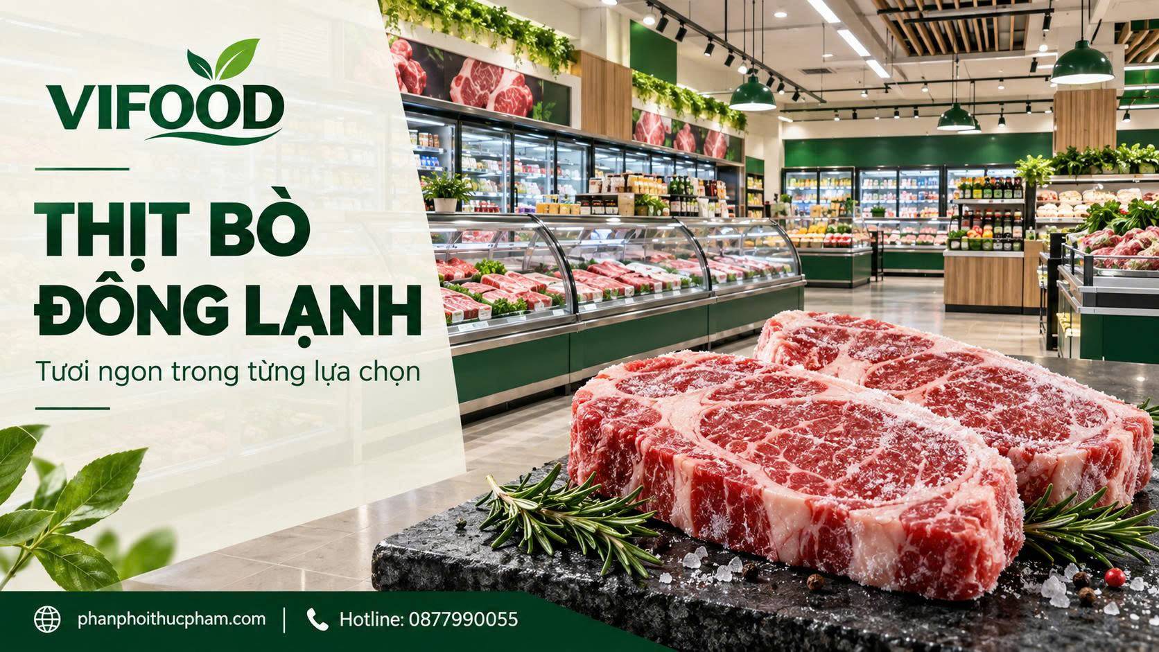 Thịt bò đông lạnh giá sỉ tại Cao Bằng