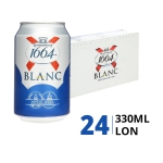 Thùng 24 lon bia Blanc 1664 330ml