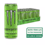 Thùng 24 lon nước tăng lực Monster Energy Ultra Paradise 355ml