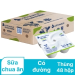 Thùng 48 hộp sữa chua ăn có đường Lothamilk 100g