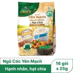 Ngũ cốc yến mạch hạnh nhân & hạt chia Xuân An bịch 400g