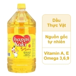 Dầu ăn cao cấp Happi Koki can 2 lít