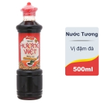 Nước tương đậu nành hảo vị Hương Việt chai 500ml