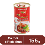 Cá mòi xốt cà chua nắp giật 3 Cô Gái hộp 155g