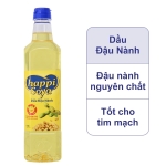 Dầu đậu nành Happi Soya chai 1 lít