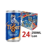Thùng 24 lon bia Tiger lon 250ml