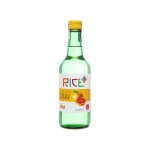 Rượu soju Rice+ hương bưởi 12.5% chai 360ml
