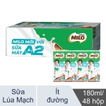 Thùng 48 hộp sữa lúa mạch Milo 180ml