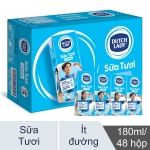Thùng 24 bịch sữa dinh dưỡng ít đường Dutch Lady 180ml