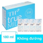 Thùng 48 hộp sữa tươi tiệt trùng ít đường TH true MILK 180ml