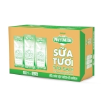 Thùng 48 hộp sữa tươi tiệt trùng Nutimilk tươi sạch có đường 180ml