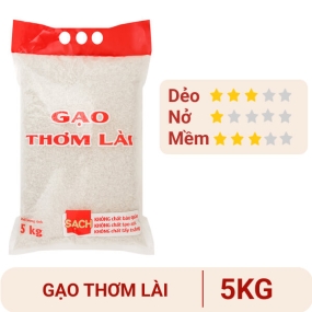 Gạo thơm lài túi 5kg