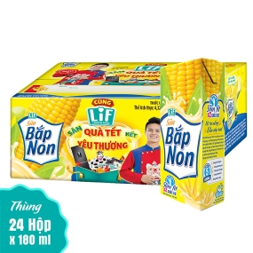Thùng 24 hộp sữa bắp non LOF 180ml