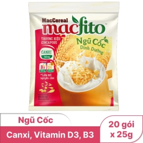 Ngũ cốc dinh dưỡng MacCereal Macfito bịch 500g