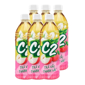 6 chai hồng trà vải C2 455ml