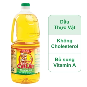 Dầu thực vật tinh luyện Cái Lân can 2 lít