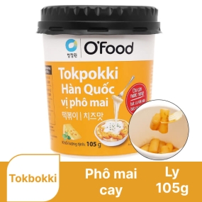 Bánh gạo tokbokki O'food vị phô mai ly 105g