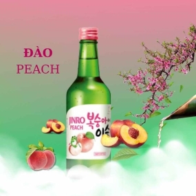 Rượu soju Heejin vị đào 12% chai 360ml