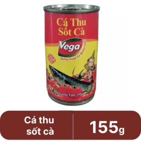 Cá thu sốt cà Vega hộp 155g